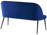 Dining Bench 2 Seater OSBY Velvet Navy Blue_793330