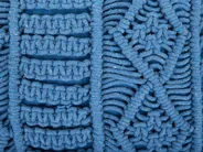 Throw Cushion KARATAS 45 x 45 cm Cotton Blue Solid_873396