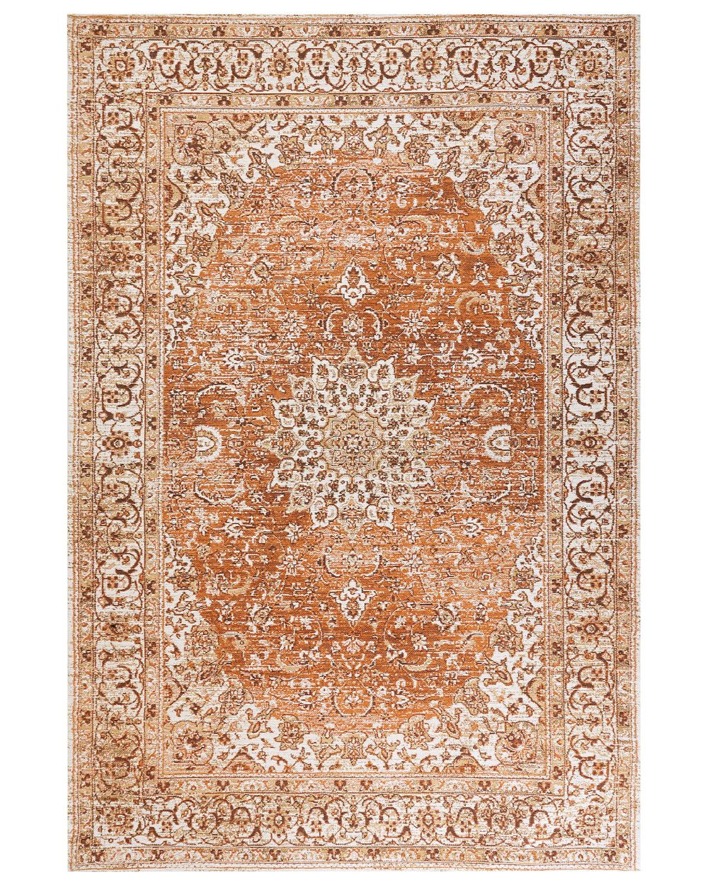 Teppe HAYA Oransje 200 x 300 cm Bomull