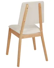 Set of 2 Dining Chairs MERRILL Wood Light Beige_926438