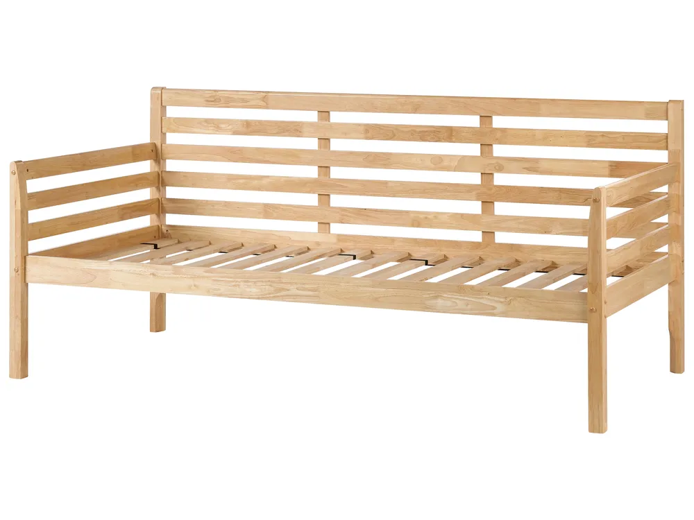 Dagbädd Trä THEZA 90 x 200 cm Naturlig_1047420