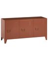 Storage Unit CARDIFF Metal Golden Brown