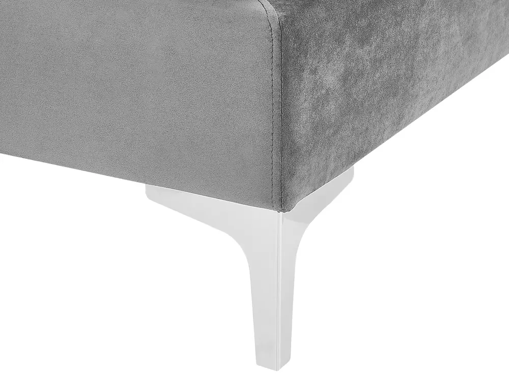 Ottoman EVJA Velvet Grey_789405