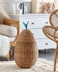 Kids Basket Pear VAGSOY Rattan Natural_838082
