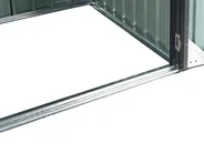 Tool Shed AOSTA 270 cm 105 cm Metal Black_835755
