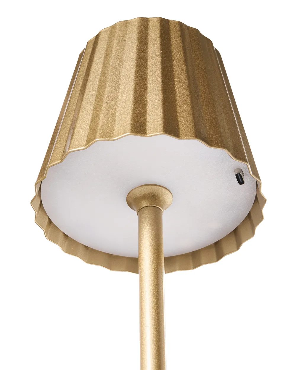 Wireless LED Table Lamp ABARO with Dimmer Metal Gold_1041964