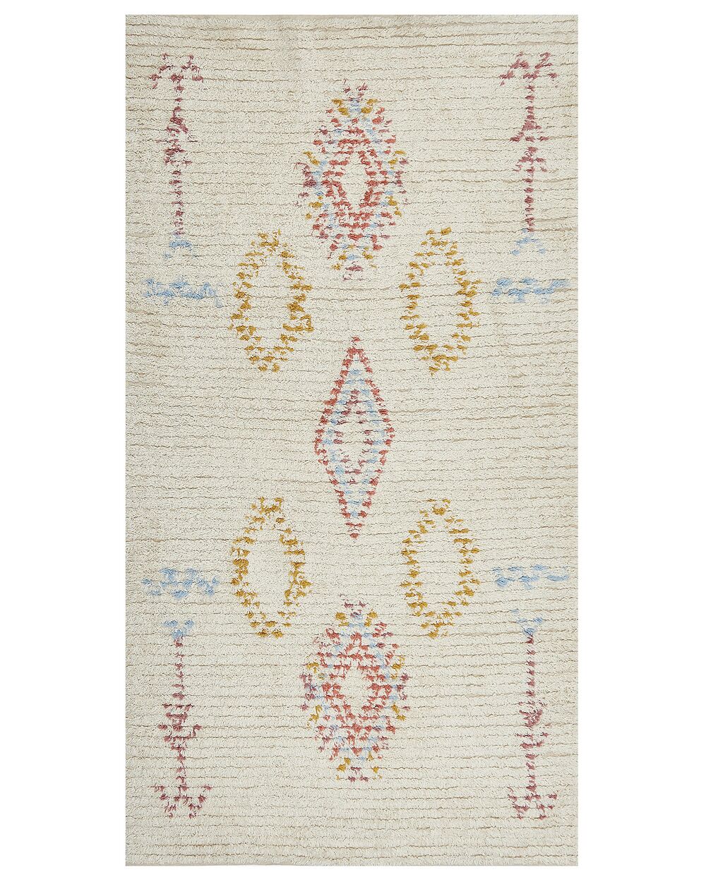 Rug BETTIAH Beige 80 x 150 cm Cotton