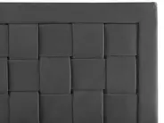 Säng med lamellram Sammet LIMOUX 140 x 200 cm Svart_867216