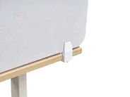 Skillevegg for skrivebord SPLIT 160 x 50 cm Off white_1015208