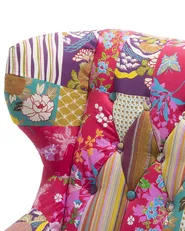 Wingback Chair MOLDE Fabric Fuchsia Pink_246554