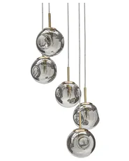 Pendant Lamp RALFES Glass Brass_868611