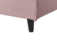 Bed Velvet FITOU 140 x 200 cm (EU Double) Pink_900393