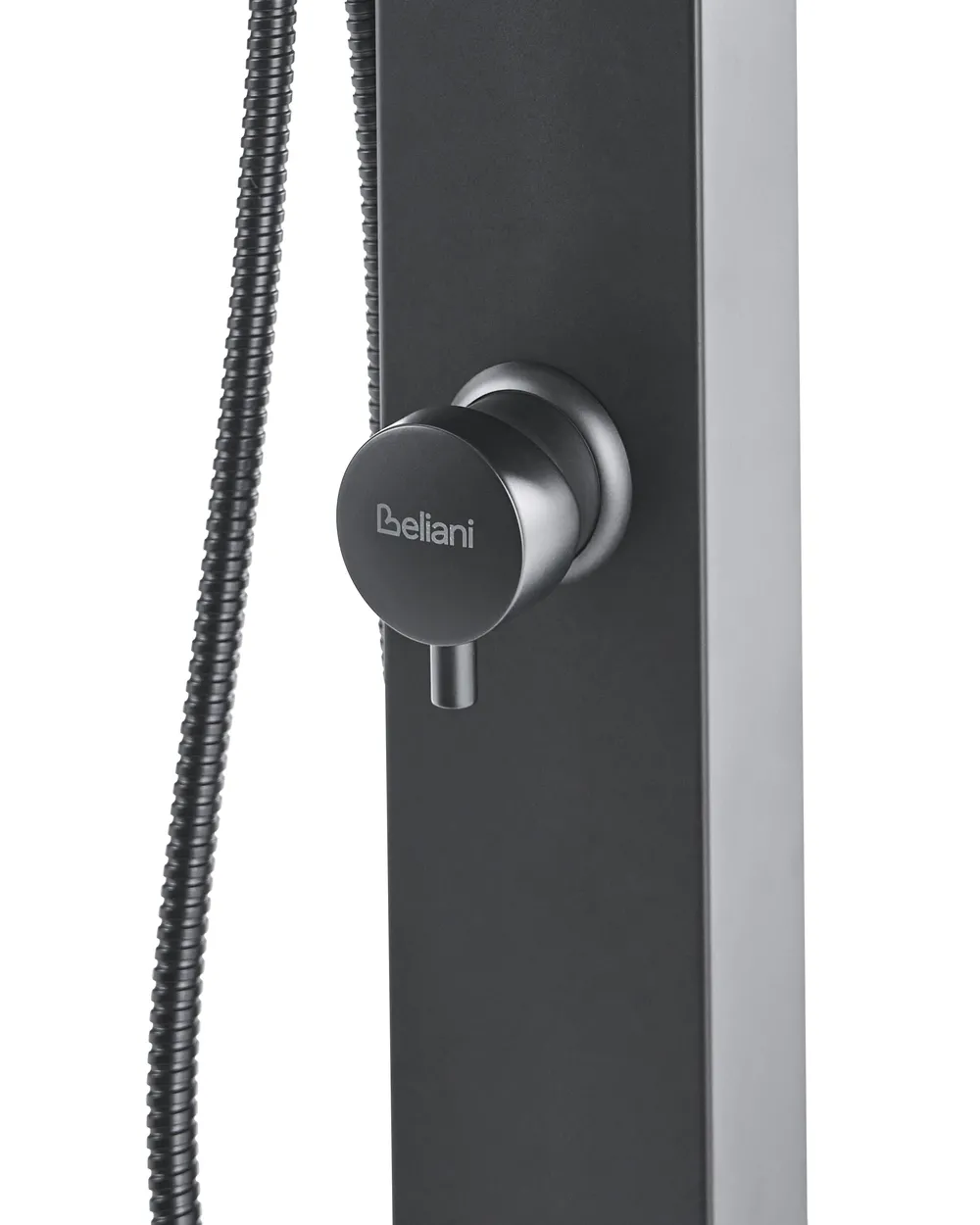 Freestanding Outdoor Shower PARRILLAR Black_1085756