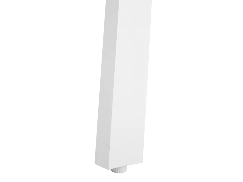 Jatkettava puutarhapöytä PERETA 175/255 cm 100 cm Metalli Vaaleanharmaa_738759