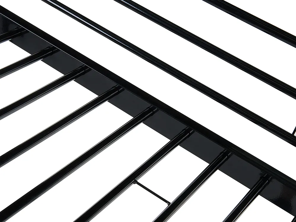 High Sleeper Bed CHASSORS 90 x 200 cm (EU Single) Black_1136618