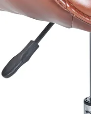 Desk Chair NEWDALE Faux Leather Dark Brown_854765