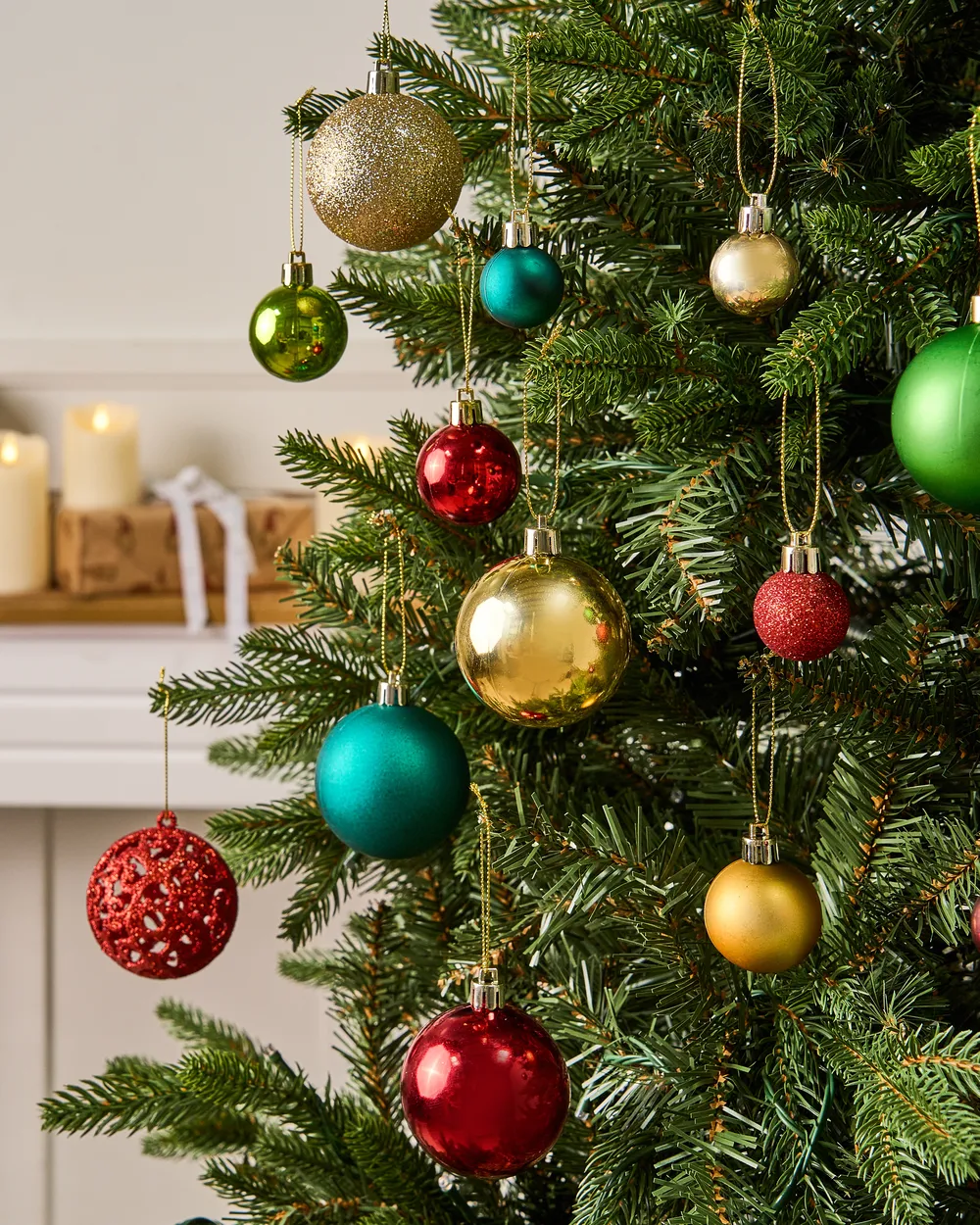 Set of 100 Baubles VANERN Multicolour