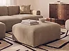 Ottoman HEDE Fabric Brown