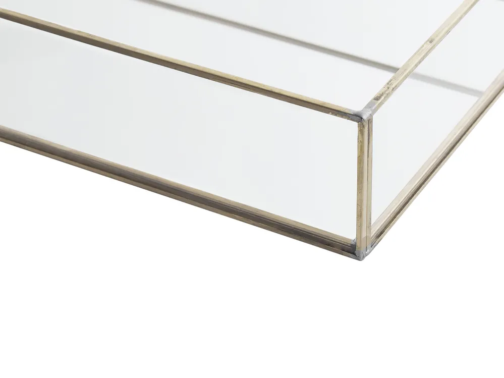 Dekorationsbricka GRENOBLE Glas Silver_789985