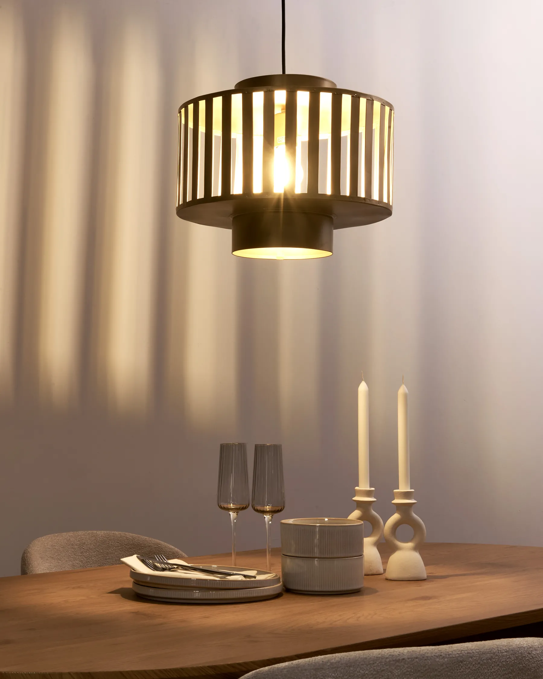Pendant Lamp HUGLI Metal Brass_986229