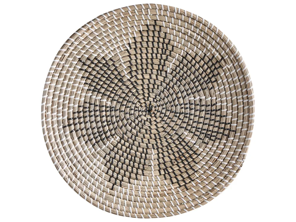 Set med 3 hängande dekorationer CANTHO Sjögräs 40/35/20 cm Svart_885624