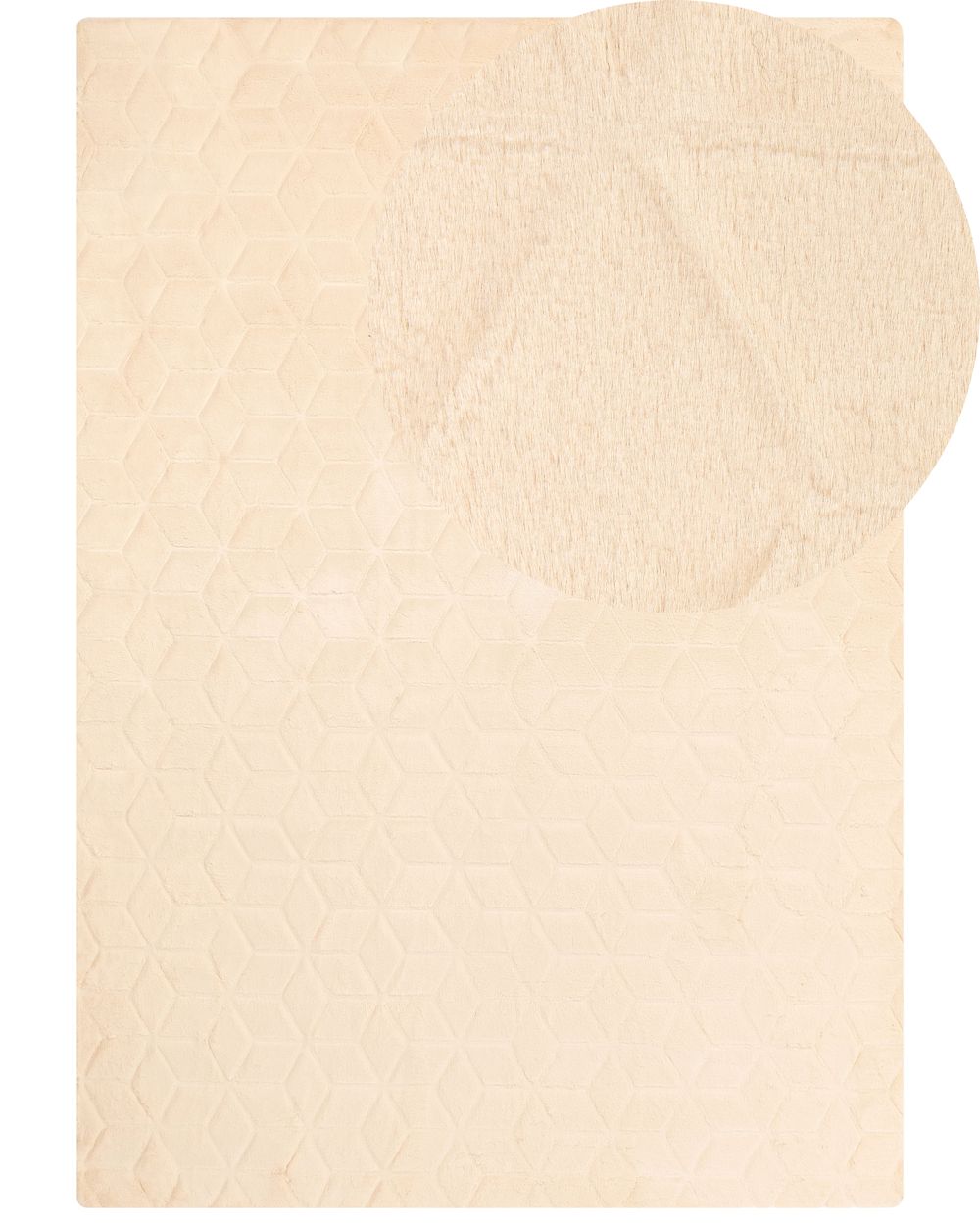 Teppe i kunstpels THATTA Beige 160 x 230 cm