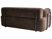 Sohva 2-istuttava ELVA Chenille Tummanruskea_1035651