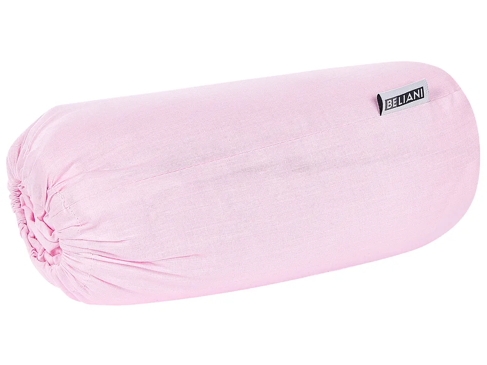 Dra-på-lakan JANBU 180 x 200 cm Bomull Pastellrosa_845380