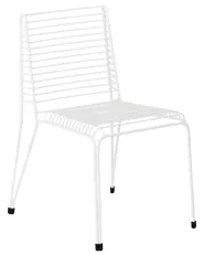 Set of 2 Garden Chairs CHIEVE Metal White_1049250