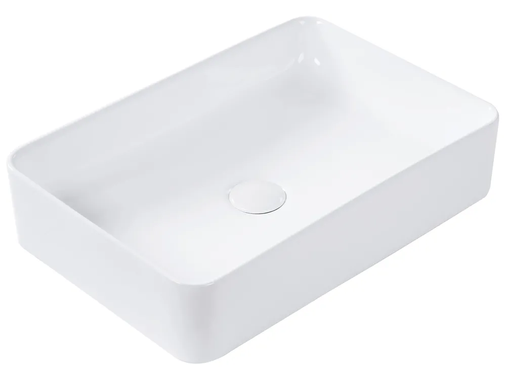 Countertop Basin CHIVANA 510 x 340 mm Ceramic White