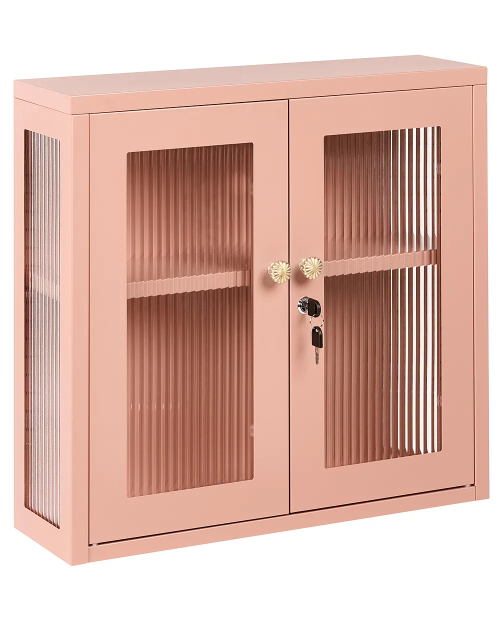 Seinäkaappi HARLYN 60 cm Metalli Persikka