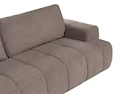 Sofagruppe 5-seters NARILLA Bouclé Gråbrun_1165080