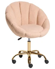 Desk Chair ANNABELLE Boucle Peach Pink_1100262