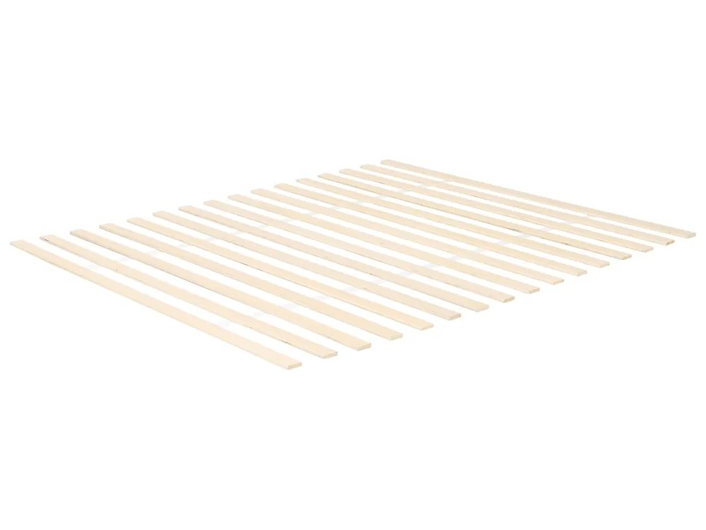Säng med lamellram Sammet LESSAY 160 x 200 cm Ljusbeige_984441