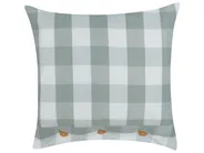 Throw Cushion TAMNINE 45 x 45 cm Mint Green Checked_902324