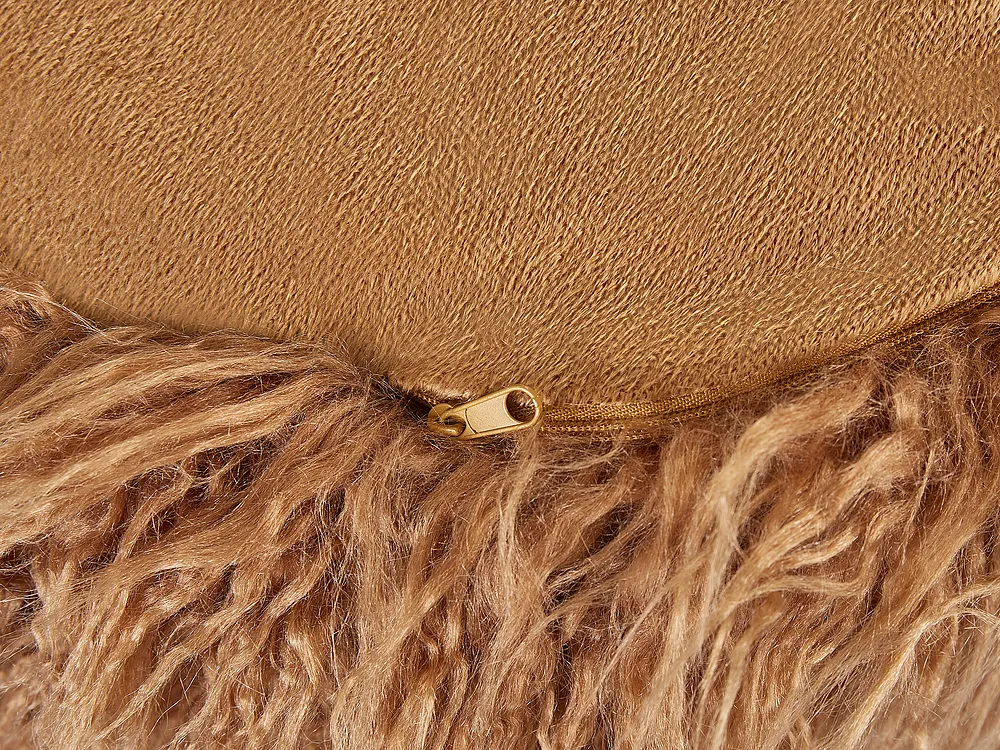 Sittpuff TUKKI Fuskpäls Brun_938909