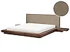 Bed Boucle ZEN 180 x 200 cm (EU Super King) Brown Ash Wood