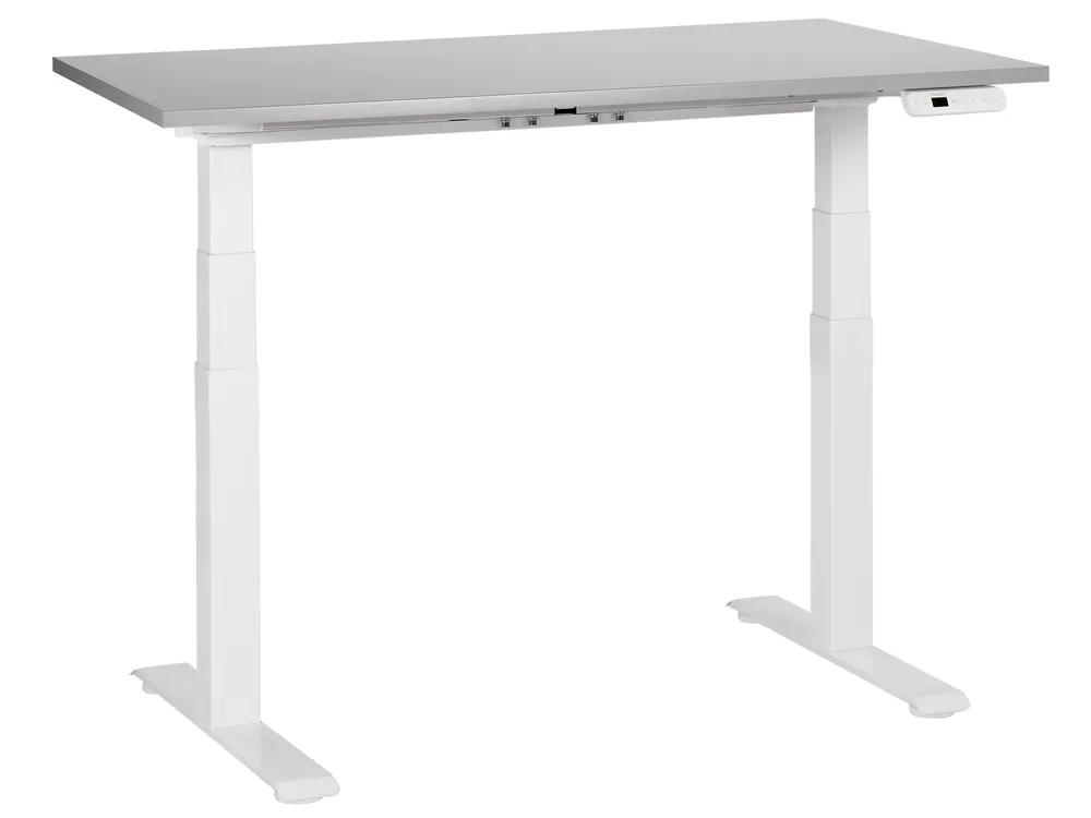 Electric Adjustable Standing Desk DESTINES 120 cm 72 cm Grey/ White