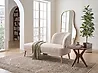 Right-Hand Chaise Longue TANLAY Fabric Light Beige