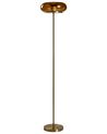 LED Floor Lamp NITH with Dimmer Glass Brown