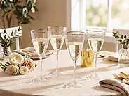 Set of 4 Wine Glasses TOPAZ 380 ml Transparent_1185105