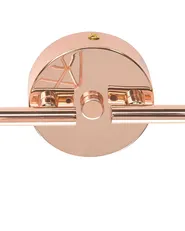 Spotlampe med 4 lys CHENAB Justerbar Metall Kobber_727703