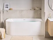 Corner Bath PORTINHO 1700 x 800 mm White Left Hand_1034641