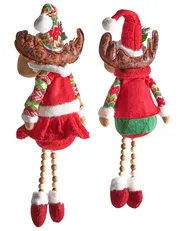 Joulukoristesetti 2 kpl GEITSJOEN 55/58 cm Poro Monivärinen_1023102