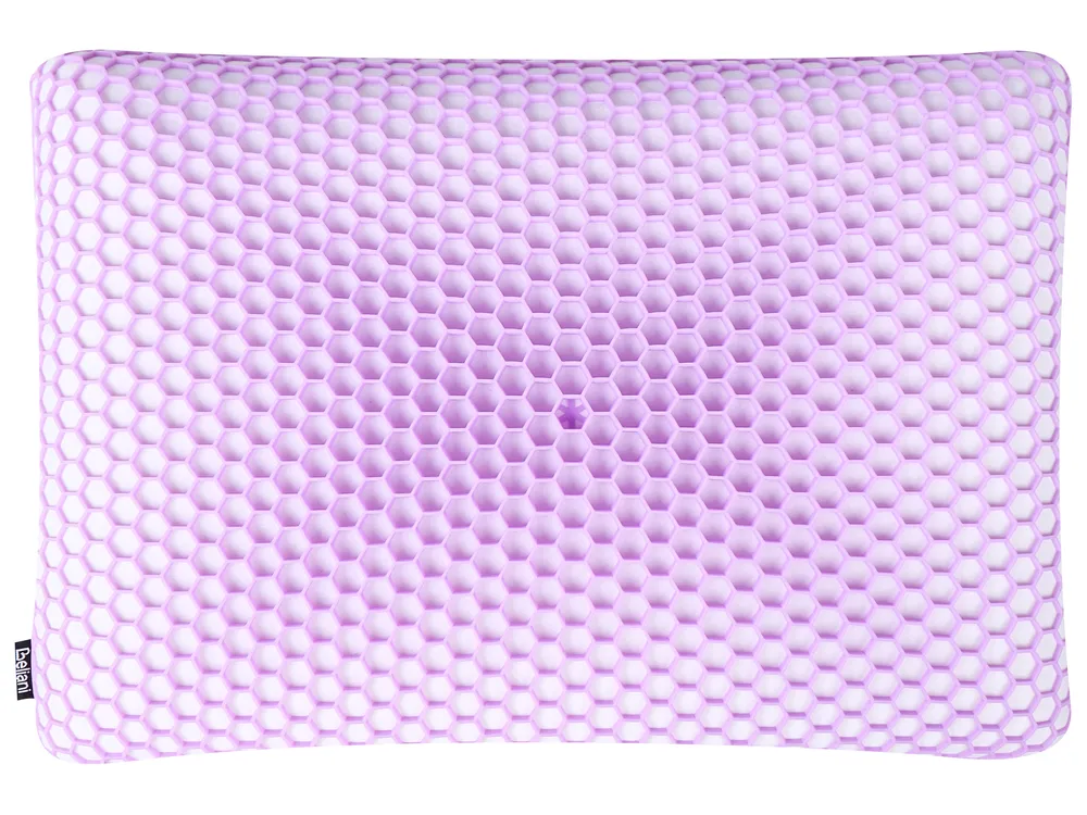 Bed Pillow ATHOS Low 55 x 35 cm Memory Foam Violet