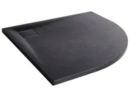 Dusjkar PARON 90 x 90 x 3 cm Svart_968657