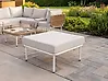 Fotpall BAUCINA Ljusbeige