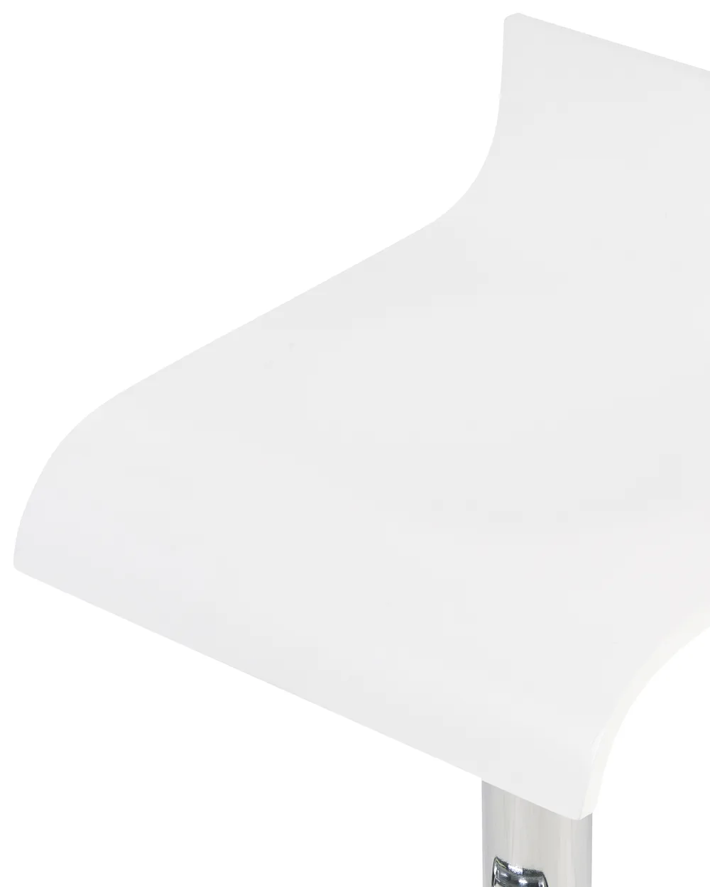 Set med 2 barstolar VALENCIA Vridbar Vit_700783