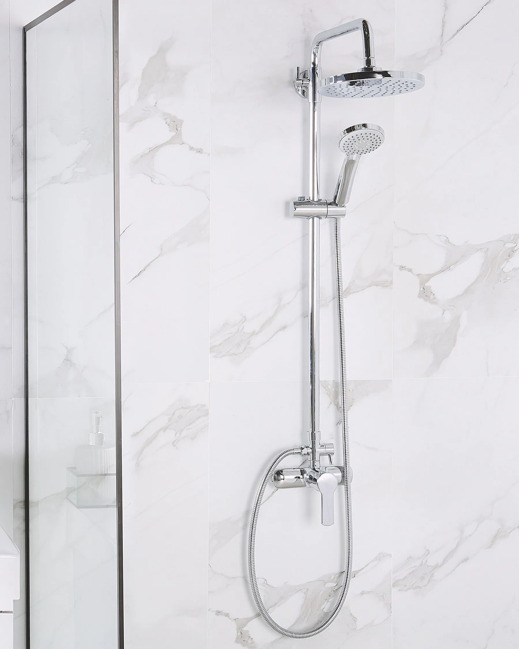 Mixer Shower Set with Rainshower TINKISSO Silver_786737
