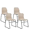 Kokoustuolisetti 4 kpl PANORA Beige